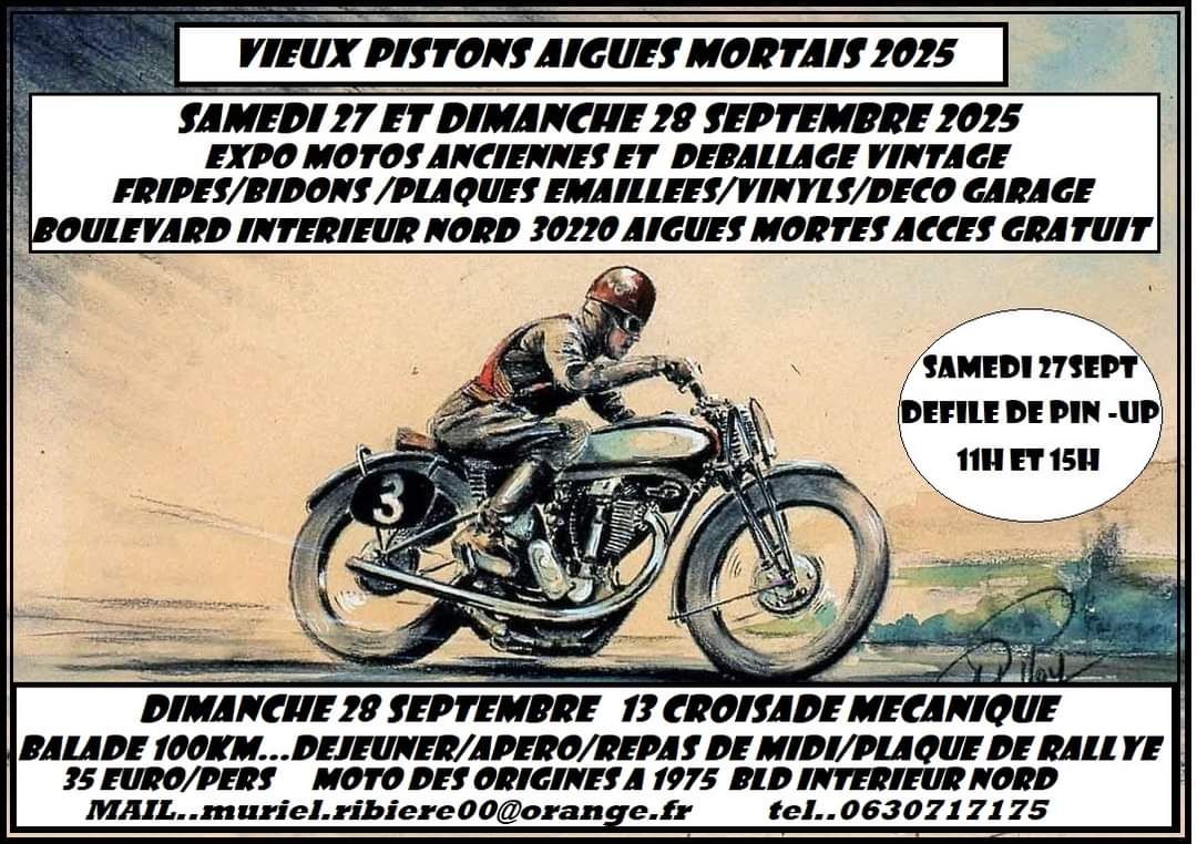 Vieux Pistons Aigues Mortais 2025