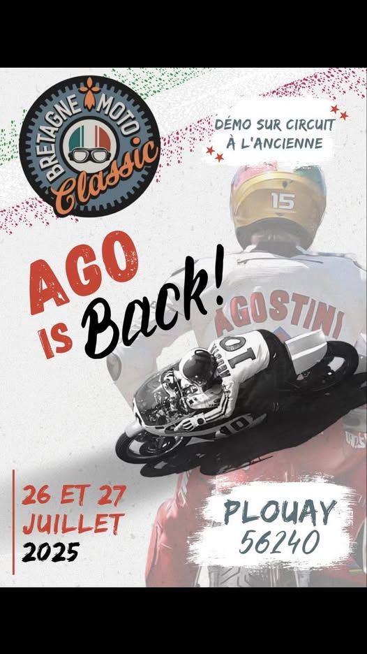 Ago is Back organisé par Bretagne Moto Classic