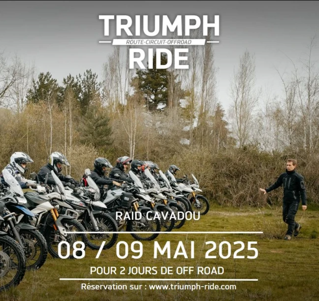 Raid Cavadou organisé par Triumph-Ride