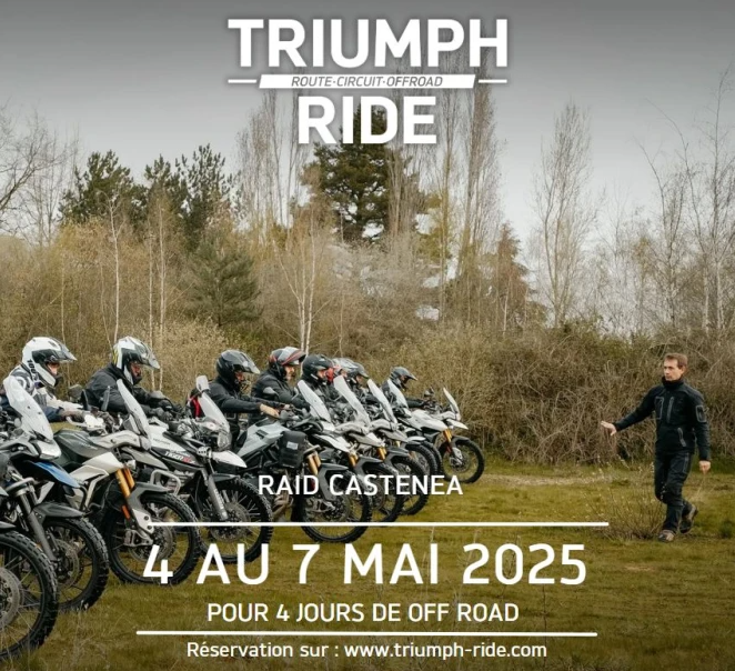 Raid off-road Catanea proposé par Triumph-Ride