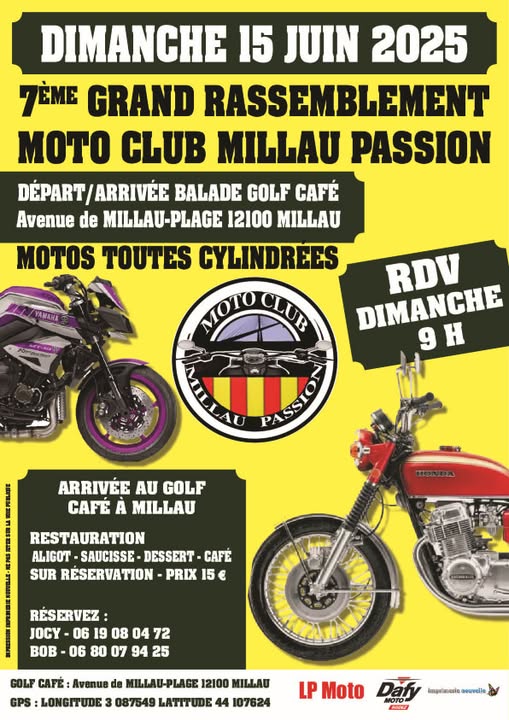7ème Rassemblement du Moto Club Millau Passion