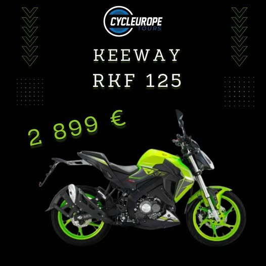 Lancez-vous dans l’aventure avec la Keeway RKF 125 