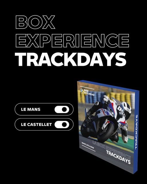 RÉSERVEZ VOTRE BOX EXPERIENCE - Deux dates. Deux circuits