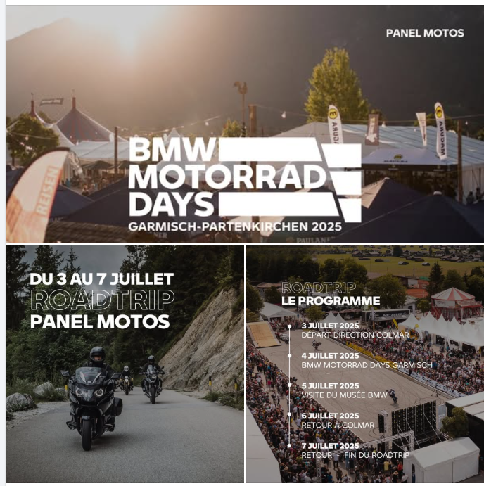 ROADTRIP PANEL MOTOS - Direction Garmisch-Partenkirchen, aux pieds des Alpes