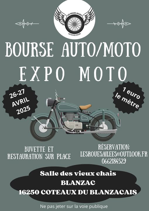Bourse Auto / Moto à Blanzac