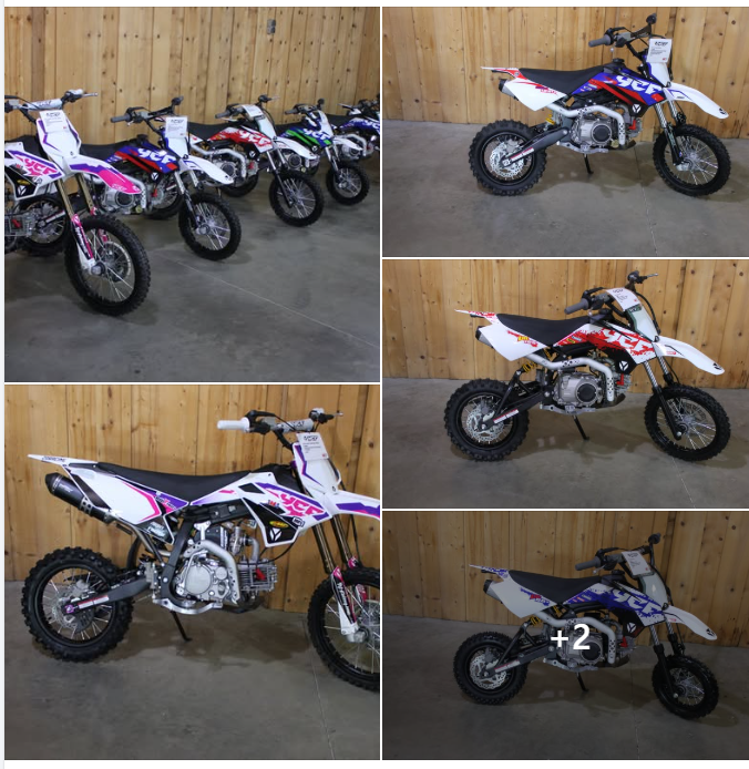 A VOIR CHEZ LG QUAD - GAMME MOTOS TYPE DIRT-BIKE YCF