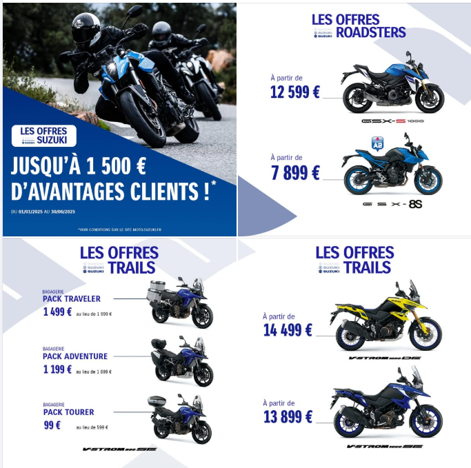 SUZUKI - Profitez dès maintenant d’offres exceptionnelles