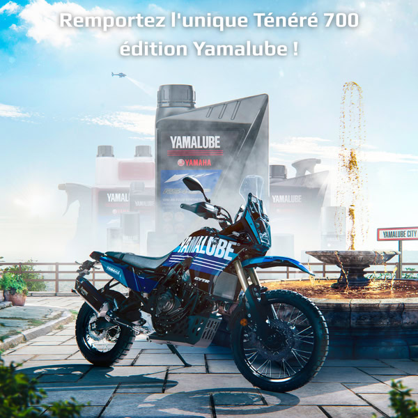 Tente de gagner la Ténéré 700 Édition Yamalube