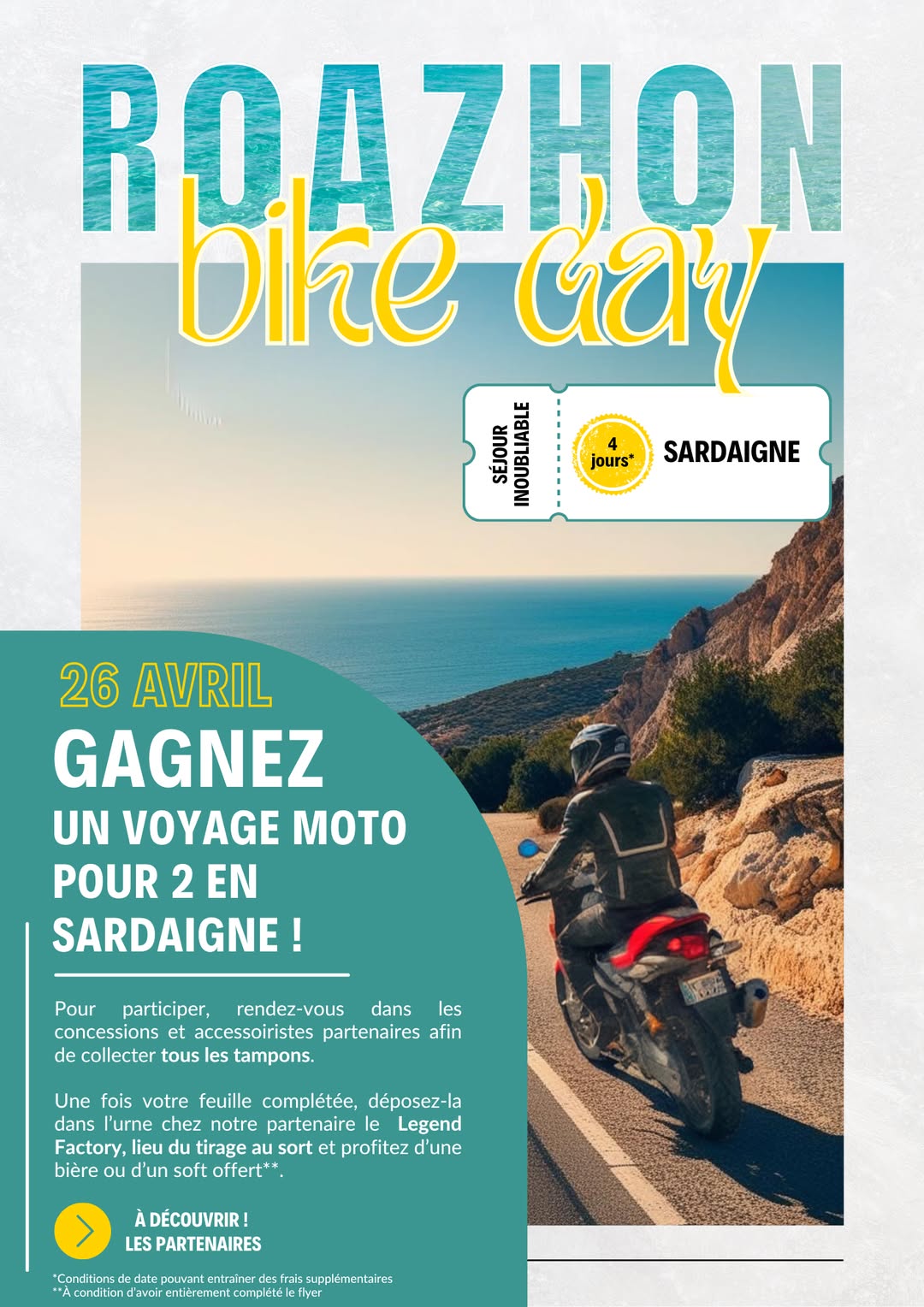 Roazhon Bike Day ! Ce samedi 26 avril 2025, vos concessionnaires deux-roues de Rennes organisent une journée Portes Ouvertes, en journée continu !