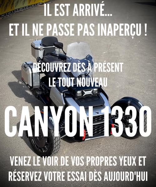 Le Canyon 1330 est arrivé chez JPS Can-Am
