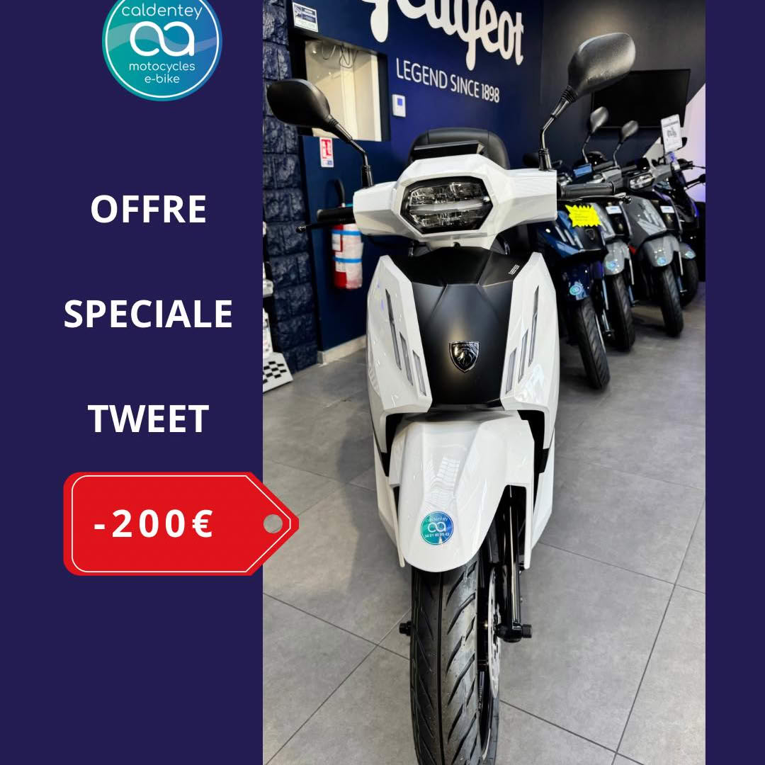 Le Peugeot Tweet 125 cm³ vous attend en magasin avec 200€ de remise immédiate sur les modèles en stock !