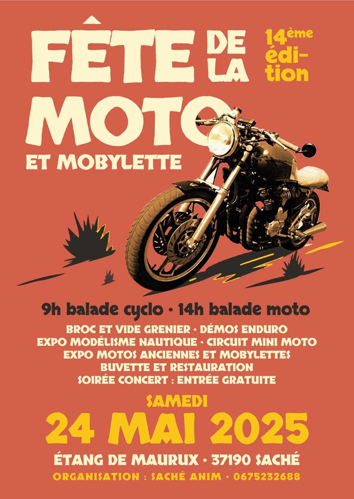 14ème édition de la Fête de la Moto et de la Mobylette