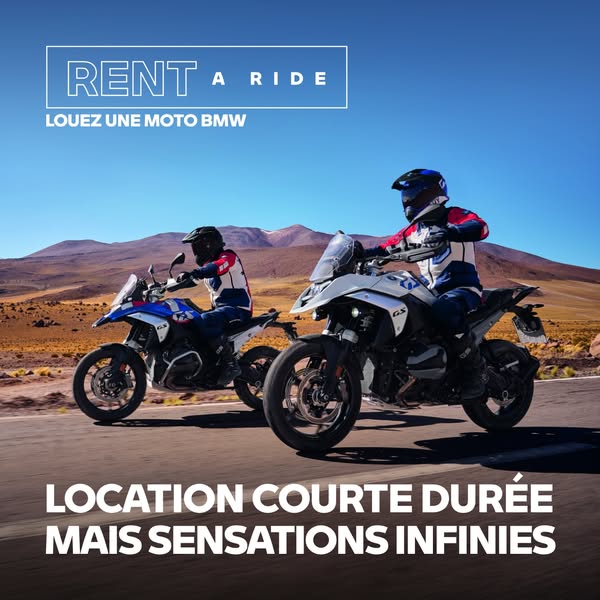 Rent A Ride avec BMW Motorrad Strasbourg et Mulhouse.