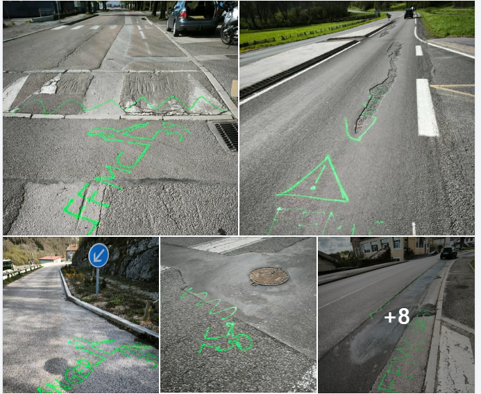 Premiers signalements de routes en mauvais état dans le Jura