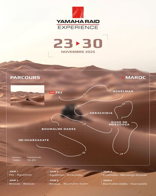 8 jours inoubliables au Maroc avec le Yamaha Raid Experience
