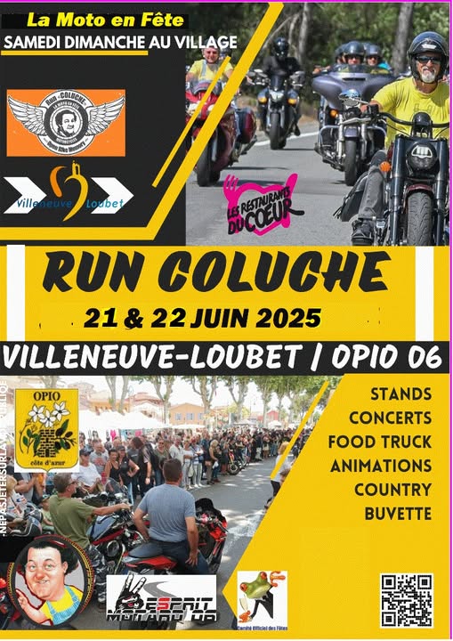 La Moto en Fête & Run Coluche 