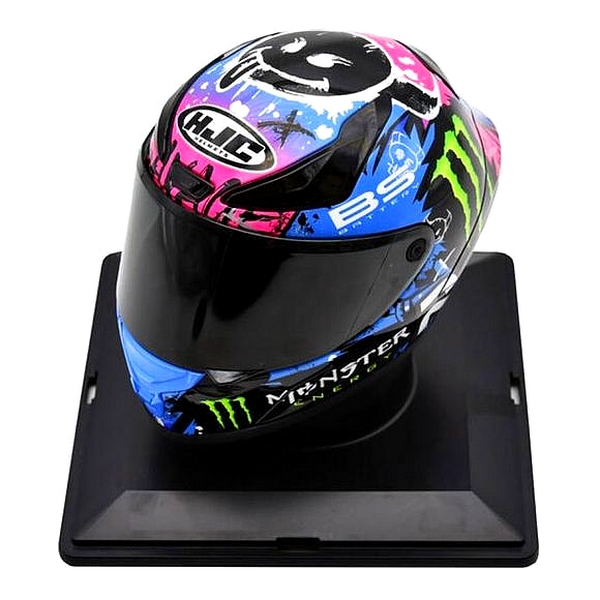 Casque miniature HJC RPHA 01R porté par le célèbre pilote Français, lors du Grand Prix de france 2024. Tirage limité à 999 pièces !