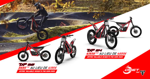 Promotions sur la gamme OSET chez vos revendeurs Triumph
