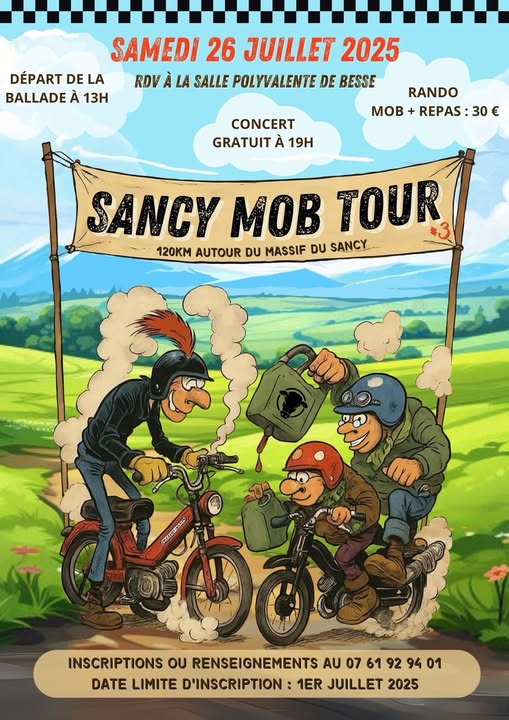 Le Sancy Mob Tour 2025 par les Brêles du Sancy