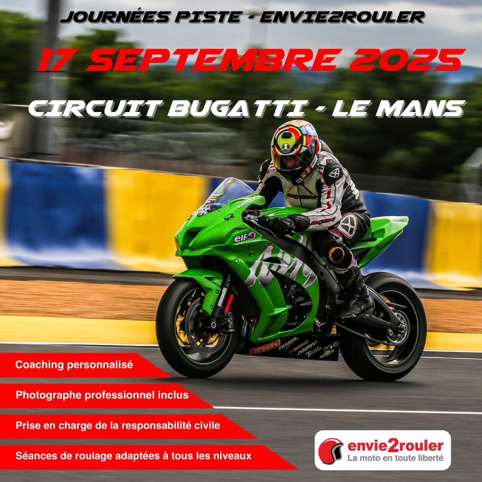  Journée de roulage sur le circuit Bugatti du Mans